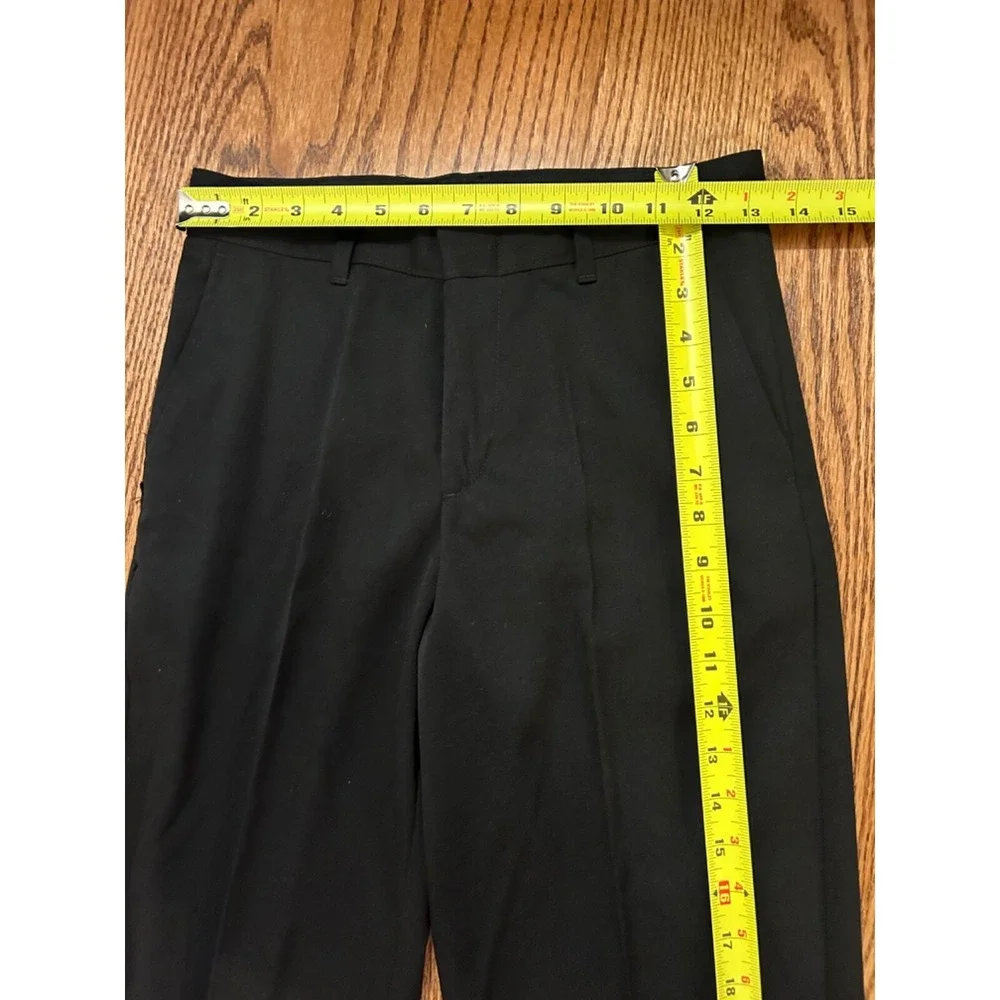 VanHeusen Youth Boys Dress Pants Black size 12 Front and Back Packets